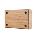 Bamboo Desktop File Organizer & Large Storage Drawer Combo | 7-Slot Paper Sorter & Monitor Stand Set for Home Office Organization by MobilevisionUS