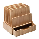 Bamboo 5 Slot Organizer & Drawer Combo by MobilevisionUS