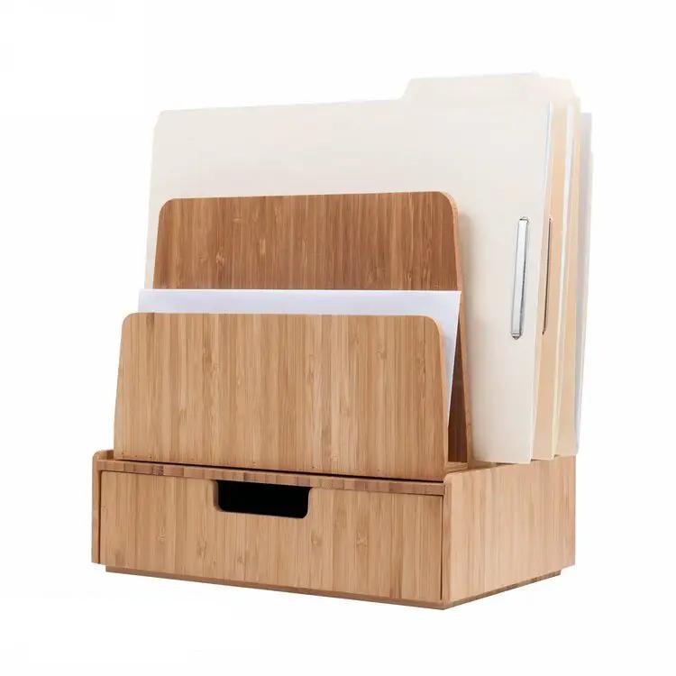 Bamboo 5 Slot Organizer & Drawer Combo, photo 4 of 8