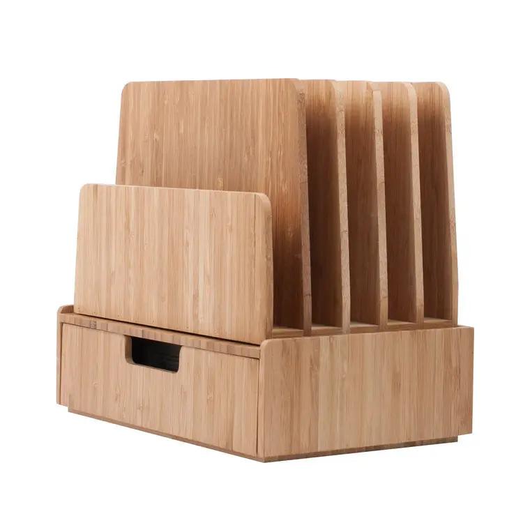Bamboo 5 Slot Organizer & Drawer Combo, photo 5 of 8