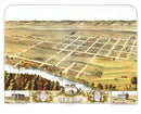 Vintage Map of New Ulm, Minnesota 1870