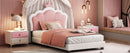 Upholstered Princess Platform Bed With Crown Headboard by HouseOfZazla