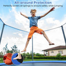 8-16 FT Trampoline Pad Replacement Safety Pad with Fixing Straps (Blue) by LJGDeals
