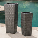 Rattan Flower Pot Set by HouseOfZazla
