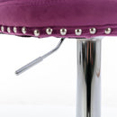 Swivel Adjustable Height Barstools Set of 2 by HouseOfZazla