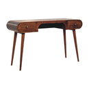 London - Arch Writing Desk - Dark Brown by Unique Piece Furniture