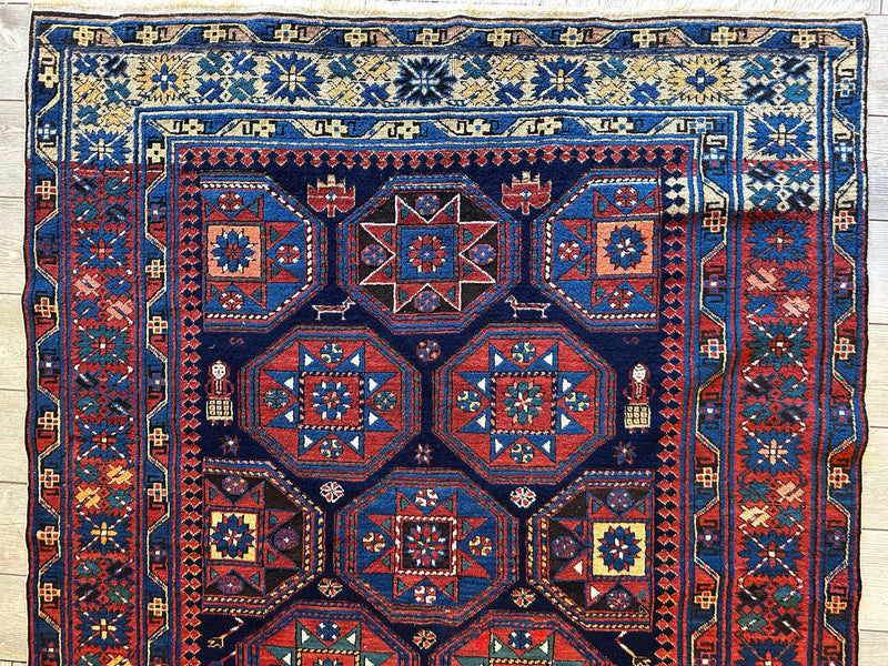1880's Antique Shirvan 5x10 Area Rug
