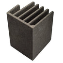 Executive 5-Slot Desktop Document Organizer | Modern Dark Gray File & Mail Sorter for Home and Office by MobilevisionUS