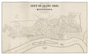 Vintage Map of St. Paul, Minnesota 1860