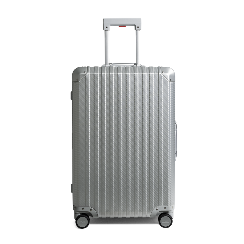 TREVA Aluminum Suitcase Silver