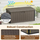 100 Gallon Large Deck Box with Lockable Lid for Patio by LJGDeals