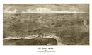 Vintage Map of St. Paul, Minnesota 1887