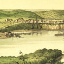 Vintage Map of St. Paul, Minnesota 1853