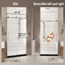 Frameless Shower Door, Smooth Sliding Tracks by HouseOfZazla