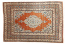 4x6 Fine Antique Haji Jalili Tabriz Rug