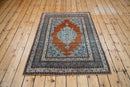 4x6 Fine Antique Haji Jalili Tabriz Rug
