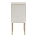 6-Piece Retro Rectangular Dining Table Set, Table with Unique Legs and 4 Upholstered Chairs & 1 Bench for Dining Room and Kitchen (Natural Wood Wash)