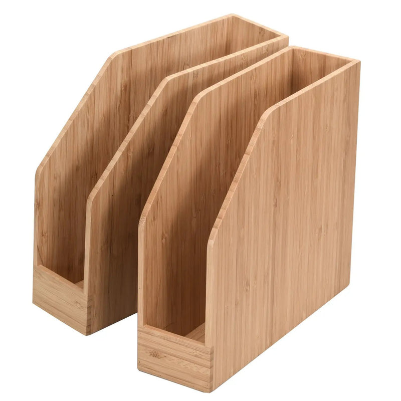 Premium Bamboo Desktop Organizer & File Sorter | 2-Pack Set, photo 10 of 10