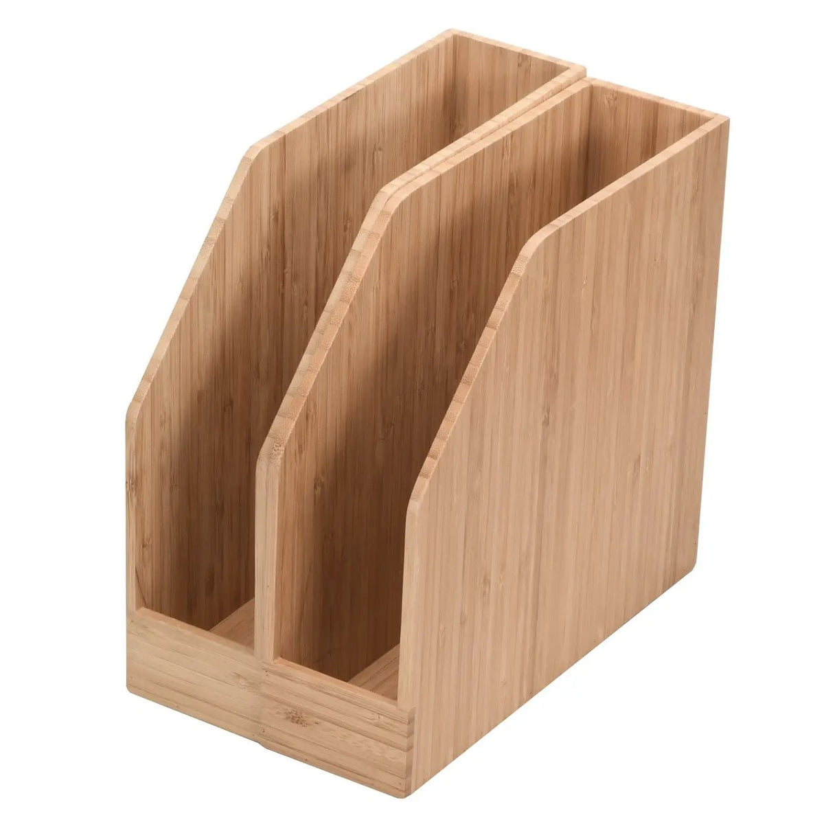 Premium Bamboo Desktop Organizer & File Sorter | 2-Pack Set, photo 2 of 10