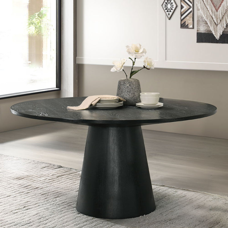 Froja - Round Dining Table - Black, photo 4 of 5