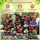 Outdoor Wooden Raised Garden Bed with Trellis by LJGDeals