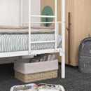 Space Saving Bunk Bed With Metal Frame And Ladder by HouseOfZazla