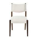 Modern Dining Chair with Thick Seat Cushion and Solid Wood Legs, Set of 2 by HouseOfZazla