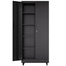Heavy Duty Rolling Cabinet With Lock, Garage Storage Cabinet, 4 Adjustable Shelves For Tool Organization by HouseOfZazla