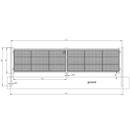 18 ft Farm Steel Grid Driveway Gate by Chery Industrial