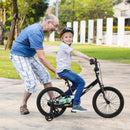 18 Inch Kids Bike Adjustable for 4-8 Years Old with Low-Step Frame by LJGDeals