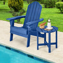 18 Inch Round Weather-Resistant Adirondack Side Table by LJGDeals