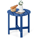 18 Inch Round Weather-Resistant Adirondack Side Table by LJGDeals