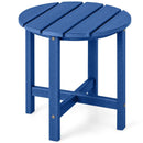 18 Inch Round Weather-Resistant Adirondack Side Table by LJGDeals