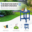 18 Inch Round Weather-Resistant Adirondack Side Table by LJGDeals