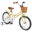18 Inch Kids Bike Adjustable Bicycle with Reflectors and Bell for Children 4-8 Years Old-18 inches by LJGDeals