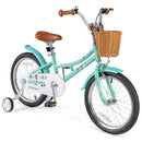 18 Inch Kids Bike Bicycle with Training Wheels and 2 Brake System Ages 4-8 Years Old-18 inches by LJGDeals