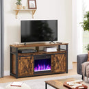 18 Inch Electric Fireplace Insert Fireplace Heater with Overheat Protection by LJGDeals