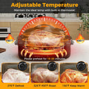 18QT Electric Roaster Oven with Self-Basting Lid Turkey Roaster with Removable Pan by DirectDeals