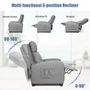 Recliner Sofa Wingback Chair with Massage Function by LJGDeals