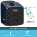2L Portable Folding Steam Sauna Spa-Black by LJGDeals