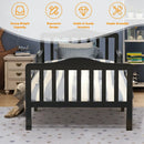 Classic Design Kids Wood Toddler Bed Frame with Two Side Safety Guardrails by LJGDeals