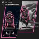 Massage Gaming Chair with Footrest by LJGDeals