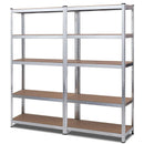 2 Pcs Storage Shelves Garage Shelving Units Tool Utility Shelves by LJGDeals