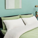 Set of 2 28 x18 Inch Shredded Memory Foam Bed Pillows with Bamboo Cooling Cover by LJGDeals