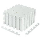 Interlocking Foam Floor Tiles 18-Piece Set - Light Gray by DirectDeals