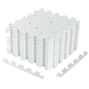 Interlocking Foam Floor Tiles 18-Piece Set - Light Gray by LJGDeals