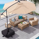18.5" Square Umbrella Base Weight with Weatherproof Fabric by LJGDeals