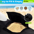 18.5" Square Umbrella Base Weight with Weatherproof Fabric by LJGDeals
