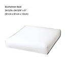 Green Banana Leaf Outdoor Seat Cushion Covers – 2 Pack | Patio Chair Replacement Covers | Fits IKEA Duvholmen