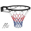 18" Basketball Rim Heavy Duty Wall Mounted Basketball Rim Goal Replacement by LJGDeals